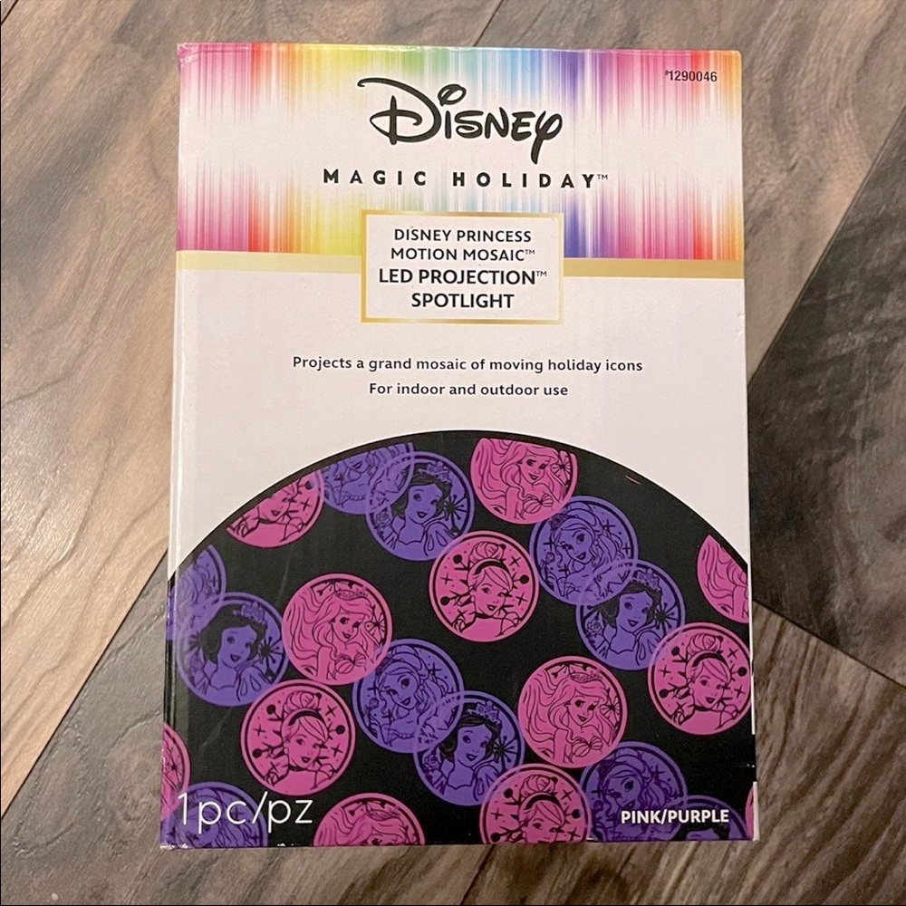 Disney Magic Holiday LED Projection Spotlight - Pink and Purple
